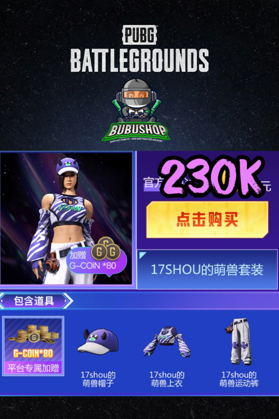 CDK : SET 17shou Nữ